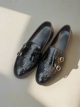 MONK STRAP SHINING LOAFERS